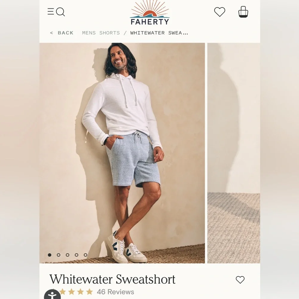 Faherty sweatshorts